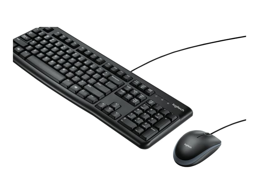 Logitech Desktop MK120 Kabelansluten Nordisk Nordiska länderna Sats med tangentbord och mus Sats med tangentbord och mus