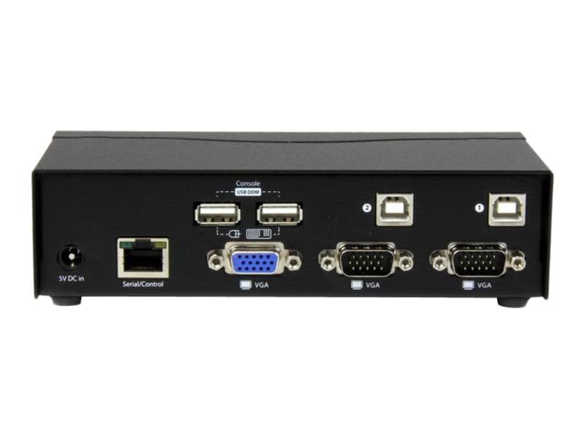 Startech 2 Port USB VGA KVM Switch with DDM Fast Switching and Cables