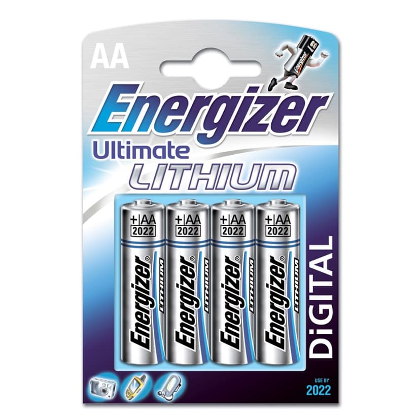 Energizer Batteri Ultimate Lithium AA/LR6 4-Pack