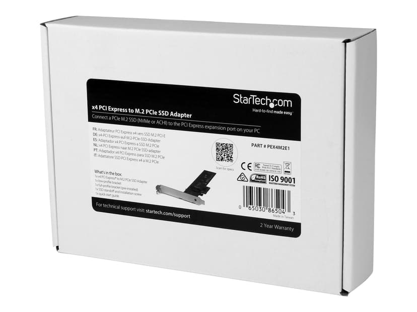 Startech x4 PCI Express - M.2 PCIe SSD Adapterikortti