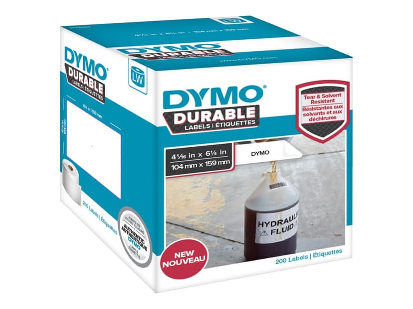 Dymo Etiketter Durable Extra Large Frakt 159 x 104mm 200st