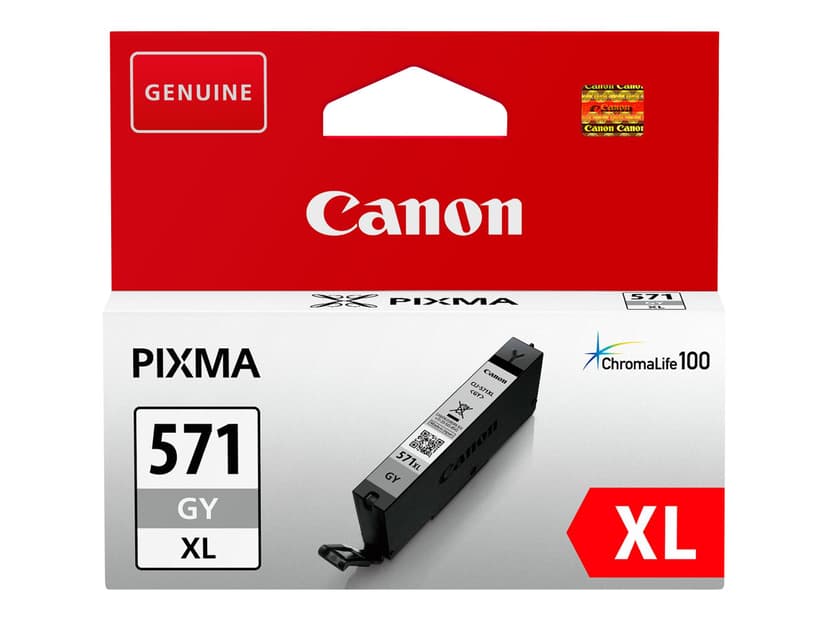 Canon Muste Harmaa CLI-571GY XL