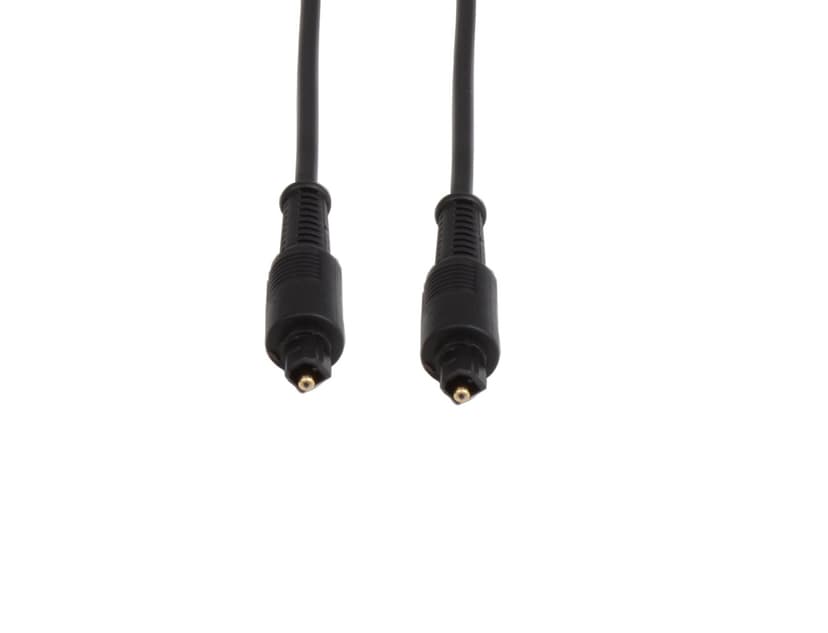 Prokord Optical Fiber Av Cable 1m - Black 1m TOSLINK Uros TOSLINK Uros