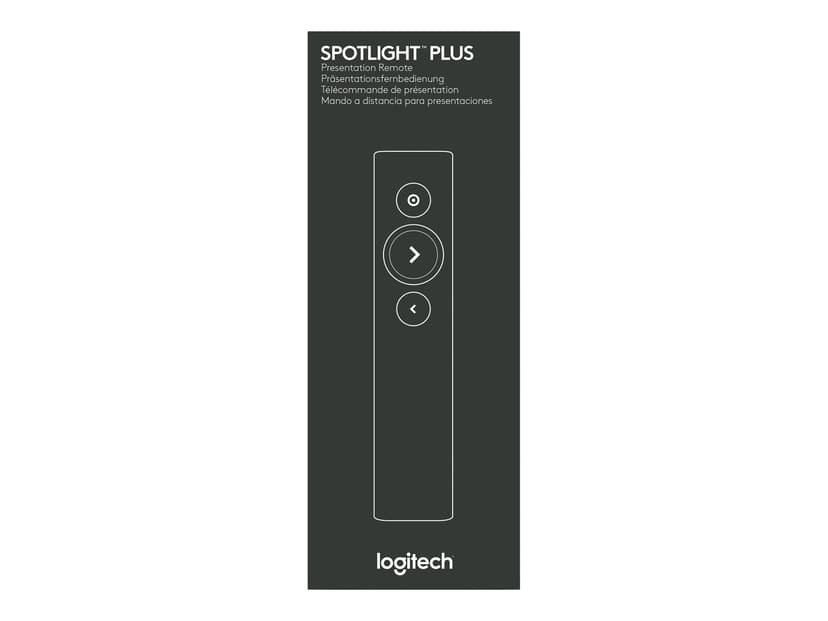Logitech Spotlight -kaukosäätimen mukana Business -ohjelmisto Harmaa