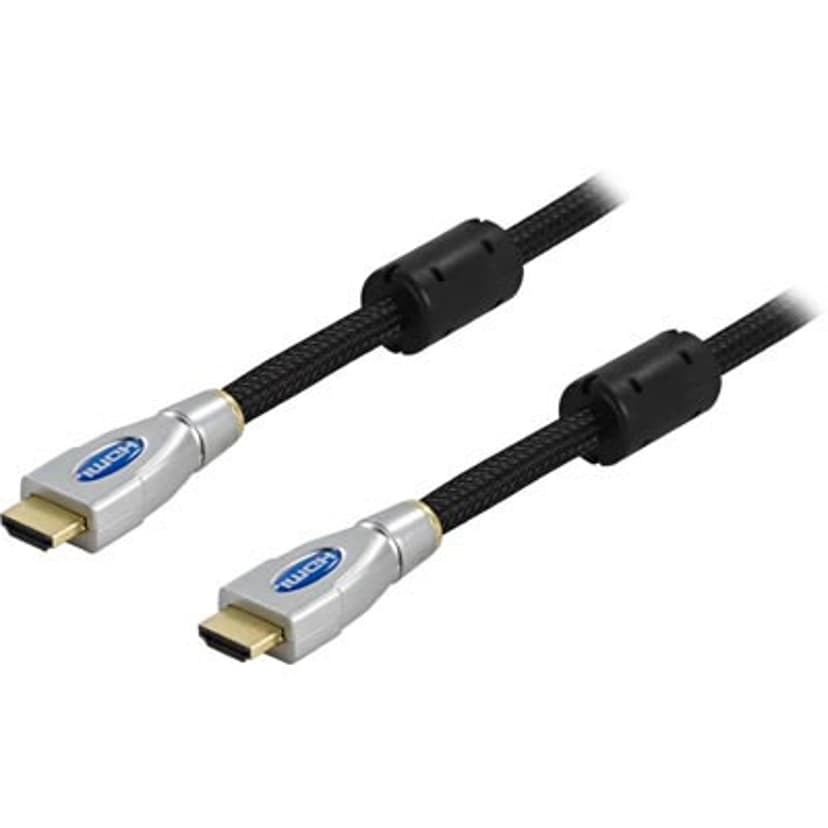 Deltaco HDMI-6030-K 3m 19 nastan HDMI Tyyppi A Uros HDMI Tyyppi A Uros