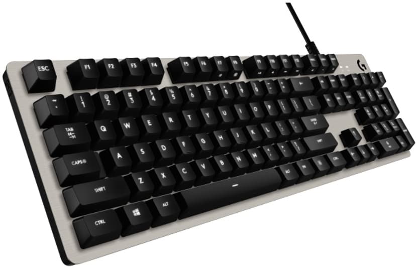 Logitech G G413 - Silver Langallinen, USB Pohjoismaat Hopea, Musta Näppäimistö