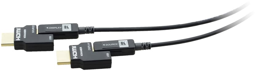 Kramer Active Optical 4K Pluggable HDMI Cable 30m 30m HDMI, Micro-USB Type B Uros HDMI, Micro-USB Type B Uros