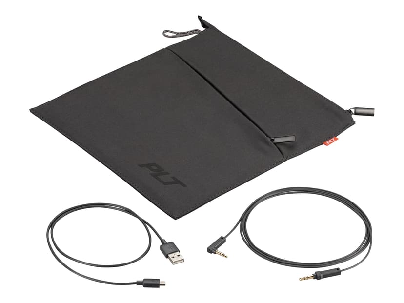 Poly Voyager 8200 UC Hörlurar 3,5 mm kontakt Microsoft-teams Stereo Svart