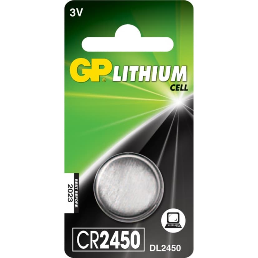 GP Button Cell Lithium CR2450 3V (103121)