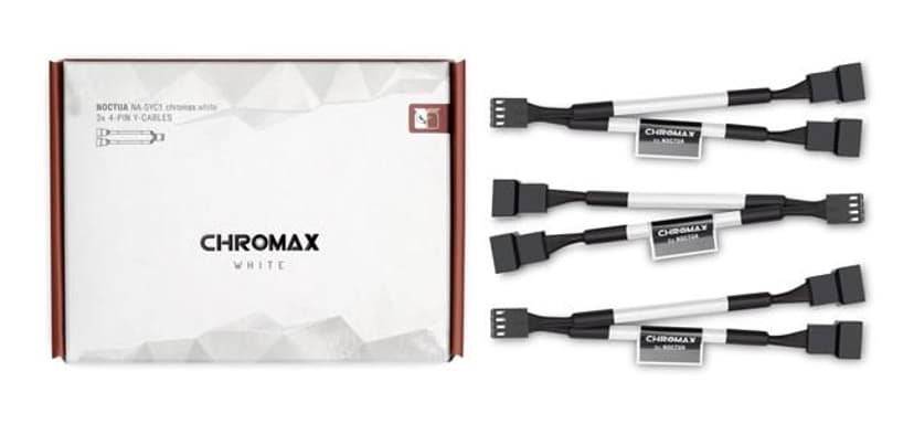 Noctua Na-Syc1 Chromax Y-Cable 4-Pin 11.5cm White