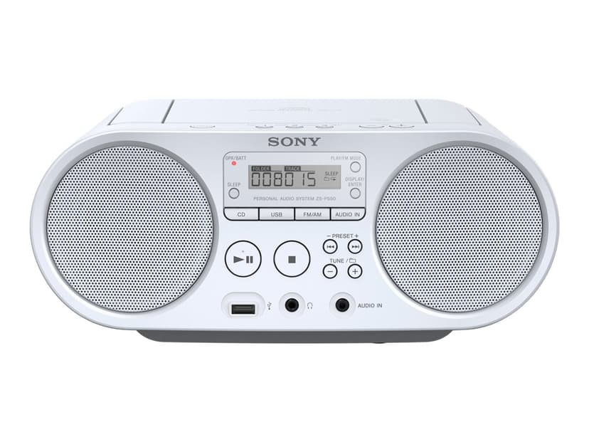 Sony ZS-PS50 Valkoinen