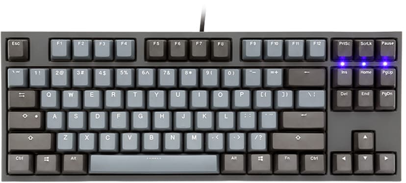 Ducky One 2 Skyline TKL Kabelansluten Nordisk Tangentbord