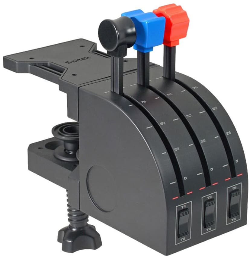 Logitech Pro Flight Throttle Quadrant Svart
