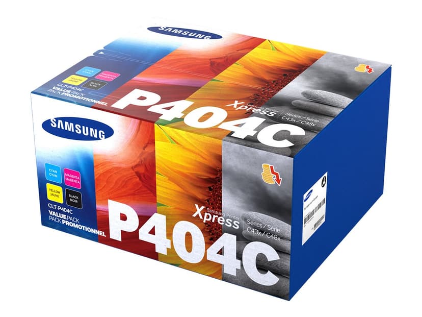 HP Samsung Värikasetti Rainbow Kit (B/C/M/Y) CLT-P404C