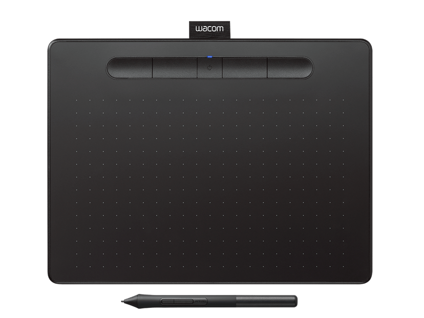 Wacom Intuos Pen Tablet Bluetooth Medium Black Tegneplate