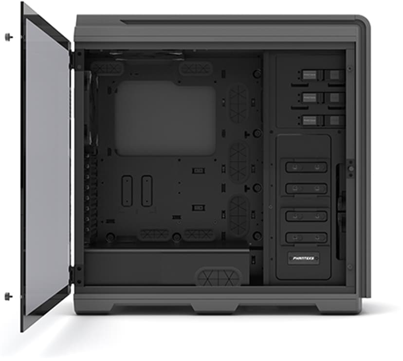 Phanteks Enthoo Luxe Tempered Glass Grå, Rød
