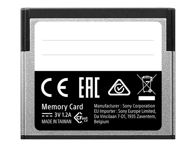 Sony G-Series CAT-G128-R CFast 2.0 Card
