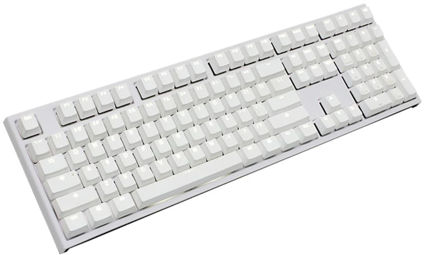 Ducky One 2 White Edition Kablet Nordisk Hvit Tastatur