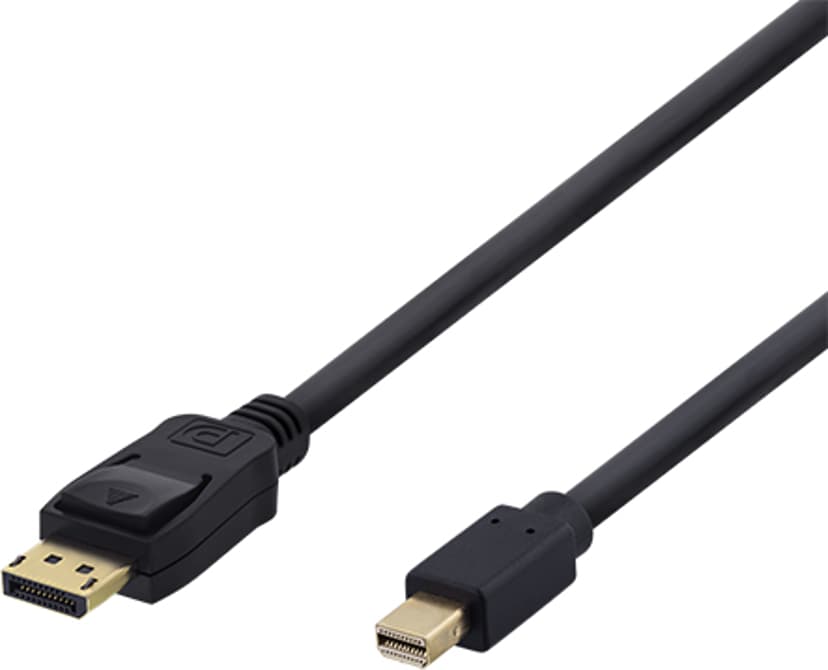 Deltaco DisplayPort -kaapeli 0.5m DisplayPort Mini DisplayPort Musta
