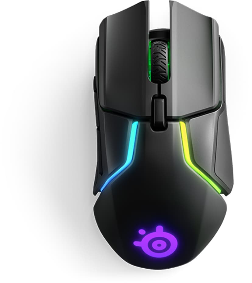 Steelseries Rival 650 Kabelansluten, Trådlös 12000dpi Mus Svart