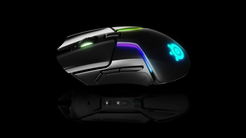 Steelseries Rival 650 Kabelansluten, Trådlös 12000dpi Mus Svart