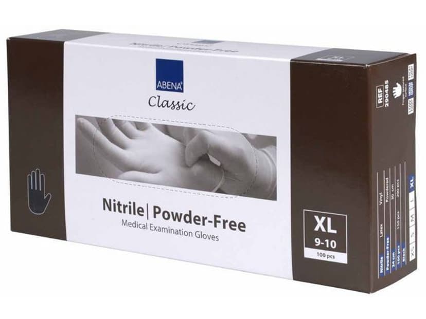 Abena Nitril Glove Powder Free XL Black 100pcs