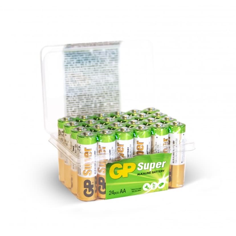 GP Batteri Super Alkaline Powercase 24st AA/LR6
