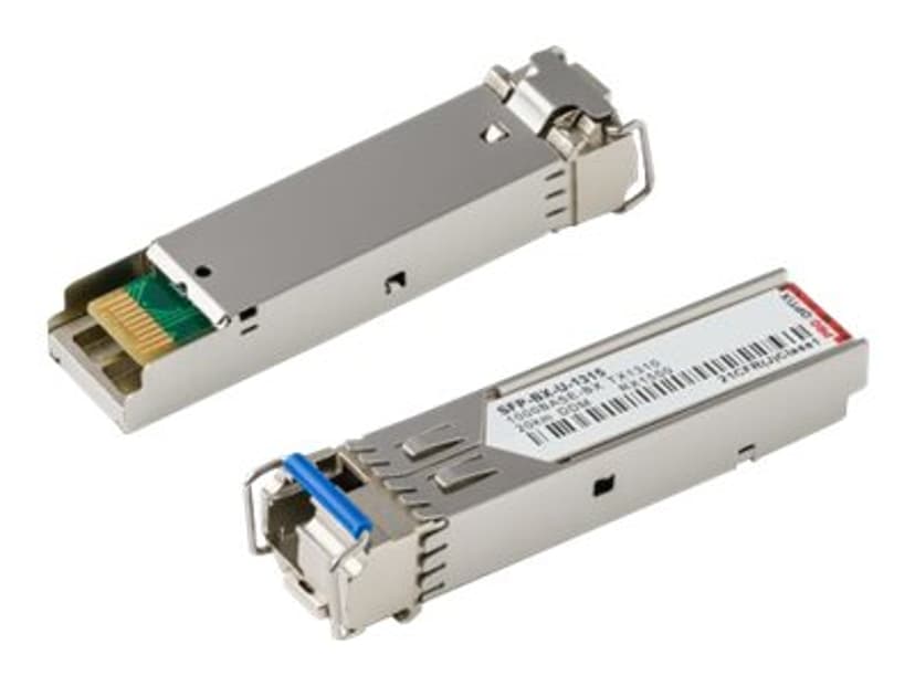 Pro Optix SFP (mini-GBIC) lähetin-vastaanotin-moduuli (vastaavuus: Cisco GLC-BX-U-1315-20-SC) Gigabit Ethernet