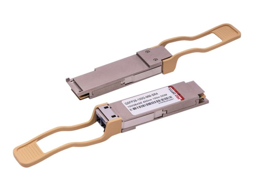 Pro Optix QSFP28-sender-/mottakerenhet (tilsvarer: Cisco QSFP-100G-SR4) 100 Gigabit Ethernet