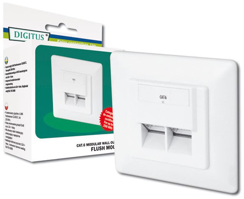 Digitus Network Wall Outlet CAT 6