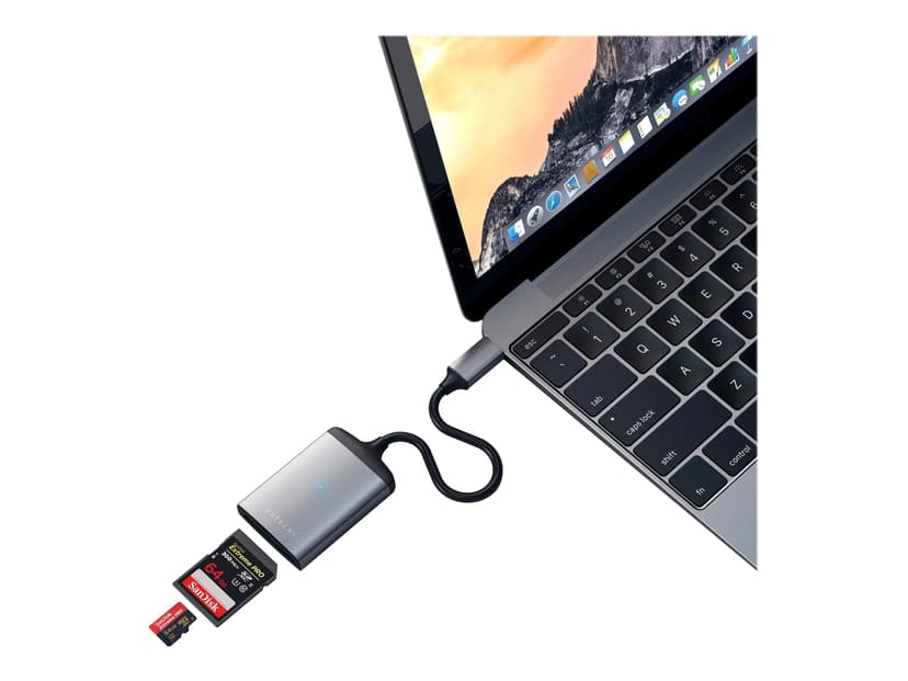 Satechi USB-C UHS-II minneskortläsare