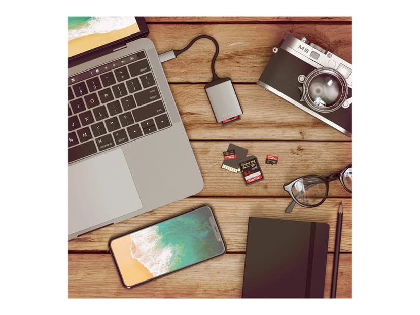Satechi USB-C UHS-II minneskortläsare