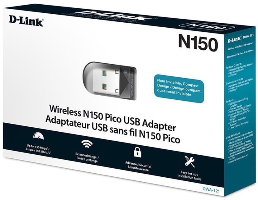 D-Link DWA-121 Pico USB Adapter
