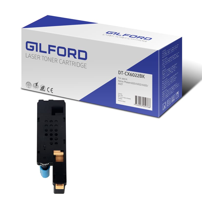 Gilford Värikasetti Musta - Phaser 6022/Ni, Wc 6027/Ni-106R02759