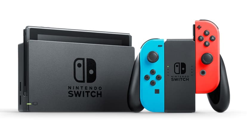 forord cilia Fonetik Nintendo Switch Neon Red/Neon Blue (New 2019) 32GB Blå, Rød, Sort (210202)  | Dustinhome.dk