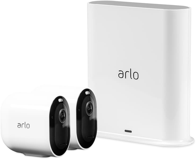 Arlo Pro 3 VMS4240P Base & 2 Cameras (VMS4240P-100EUS) Dustinhome.dk