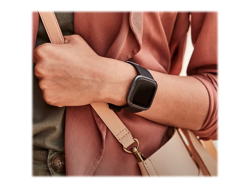Fitbit Versa 2 Black Carbon Smart ur FB507BKBK Dustin