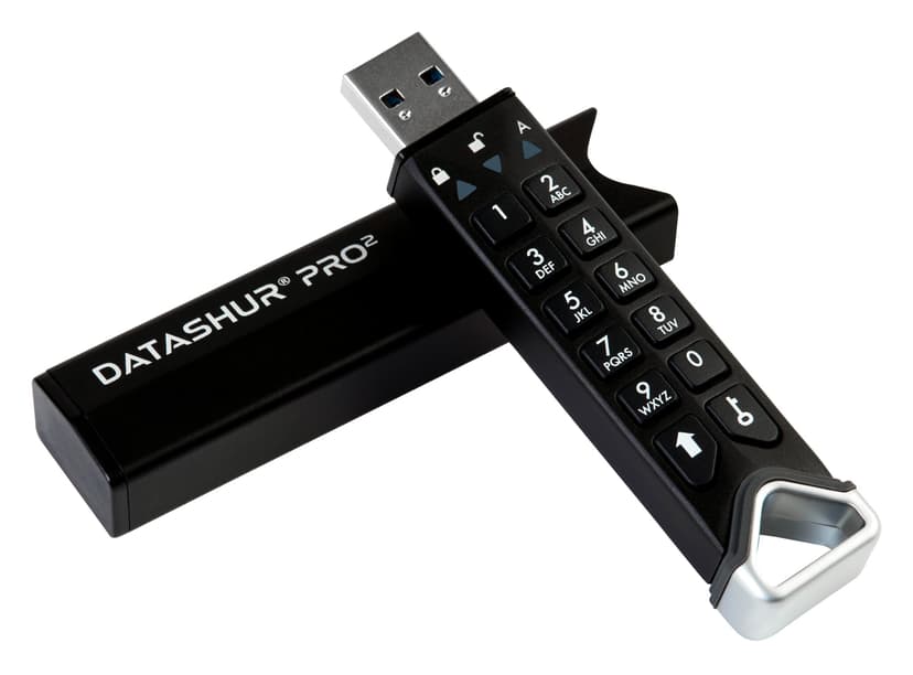 Istorage datAshur Pro2 8GB 8GB USB A-tyyppi Musta