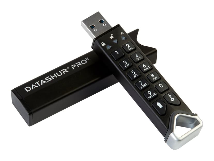 Istorage datAshur Pro2 64GB 64GB USB A-tyyppi Musta