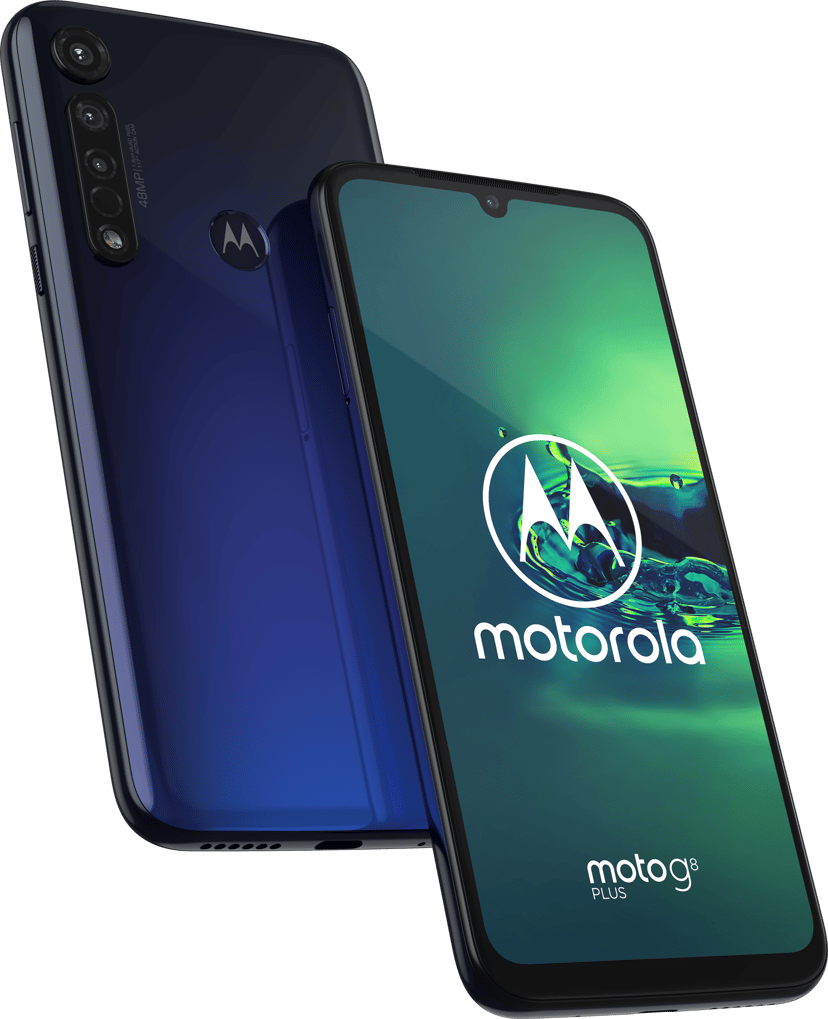 Motorola G8 Plus 64GB Kaksois-SIM Kosminen sininen