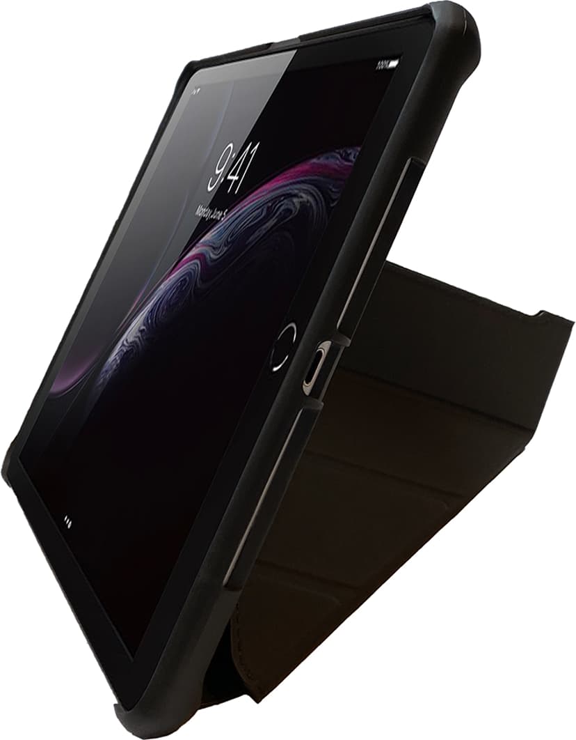 Cirafon Hybrid Folio Drop Safe PU Leather 9.7" iPad 5th gen, iPad 6th gen Svart