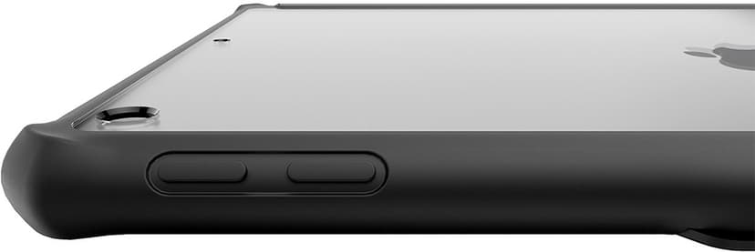 Cirafon Hybrid Solid Folio Drop Safe iPad 7th gen (2019), iPad 8th gen (2020), iPad 9th gen (2021) Musta