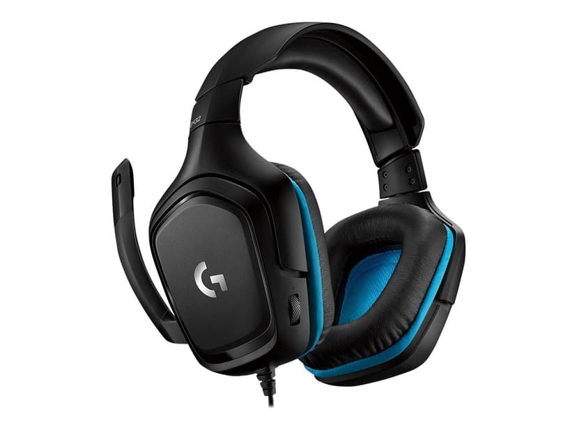 Logitech Gaming Headset G432 Kuuloke + mikrofoni 3,5 mm jakkiliitin, USB Surround Sound Musta