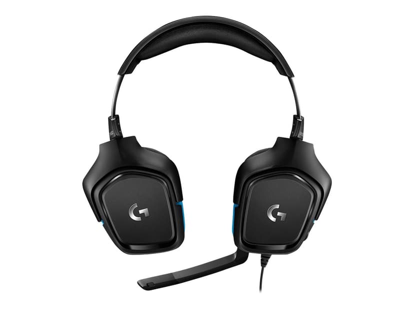 Logitech Gaming Headset G432 Kuuloke + mikrofoni 3,5 mm jakkiliitin, USB Surround Sound Musta