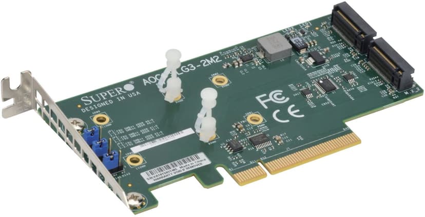 Supermicro Add-On-Card AOC-SLG3-2M2-O NVMe Carrier Card PCI-E X8