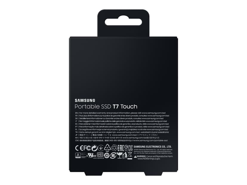 Samsung Portable SSD T7 Touch 0.5TB Svart