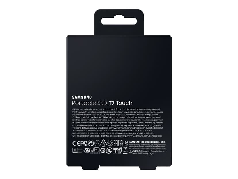 Samsung Portable SSD T7 Touch 0.5TB Silver