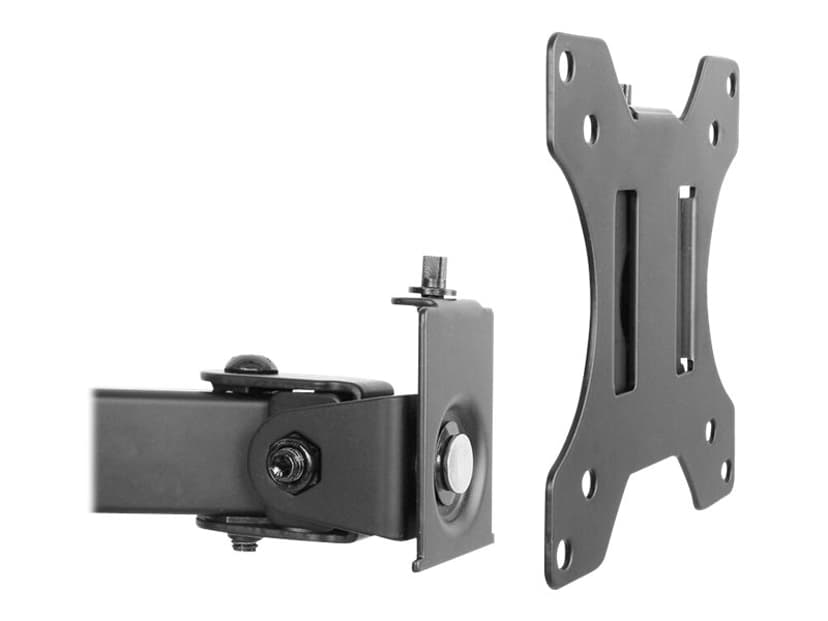 Neomounts Full Motion and Desk Mount (clamp) for 10-27" Monitor Screen AND Laptop, Height Adjustable