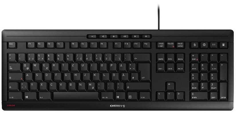 Cherry STREAM Kabelansluten Nordisk Tangentbord