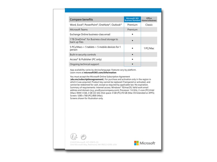 Microsoft 365 Business Standard